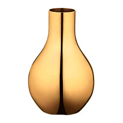 Georg Jensen Cafu Vase, Gold, 14.8cm